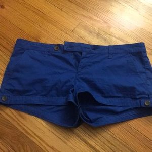 Blue shorts